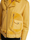 Women’s Yellow Shearling Leather Jacket