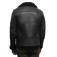 Men's Black Flying Shearling Leather Jacket