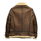 Men's Dark Brown RAF B3 Aviator Leather Jacket