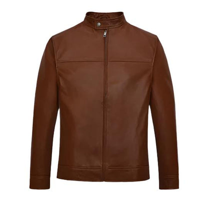 Men's Brown Oblivion Leather Jacket