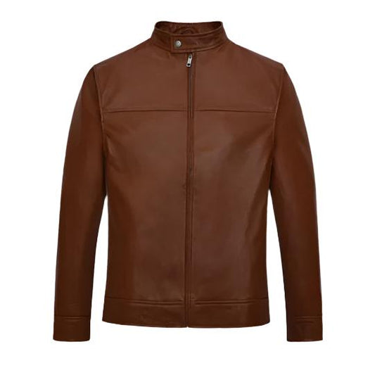 Men's Brown Oblivion Leather Jacket