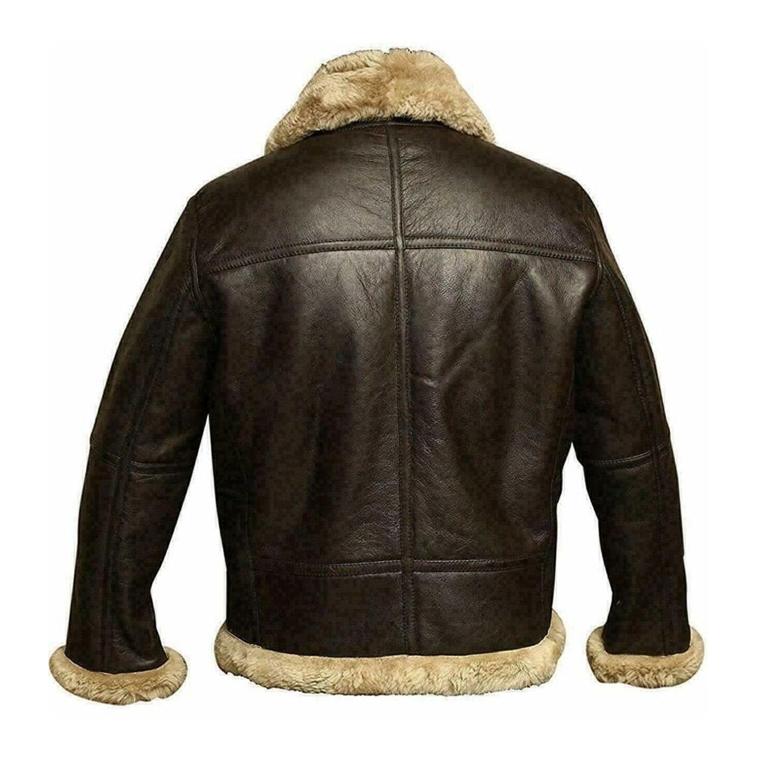 Men's Aviator Raf Flight Leather Jacket