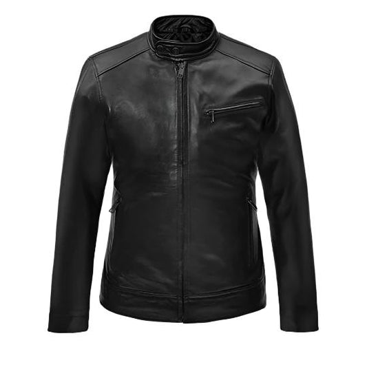 Men's Black Frostfire Leather Jacket