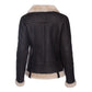 Women's Vanila Shearling Straight Moto Jacket