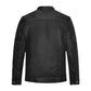 Men's Black Mirage Leather Jacket