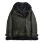 Women's Notch Moto Sheep Leather Shearling Jacket