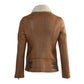 Women’s Jane Aviator Sheepskin Bomber Jacket