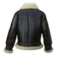 Men's B3 Lather Flying Aviator Lamb Fur Leather Jacket