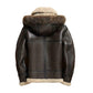 Men’s Brown Fur Shearling Leather Jacket